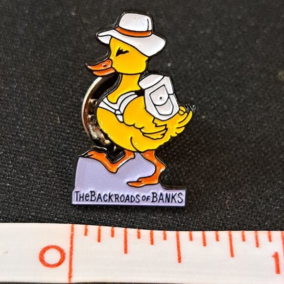 The Backroads Of Banks Duck Enamel Lapel Pin - Picture 4 of 5